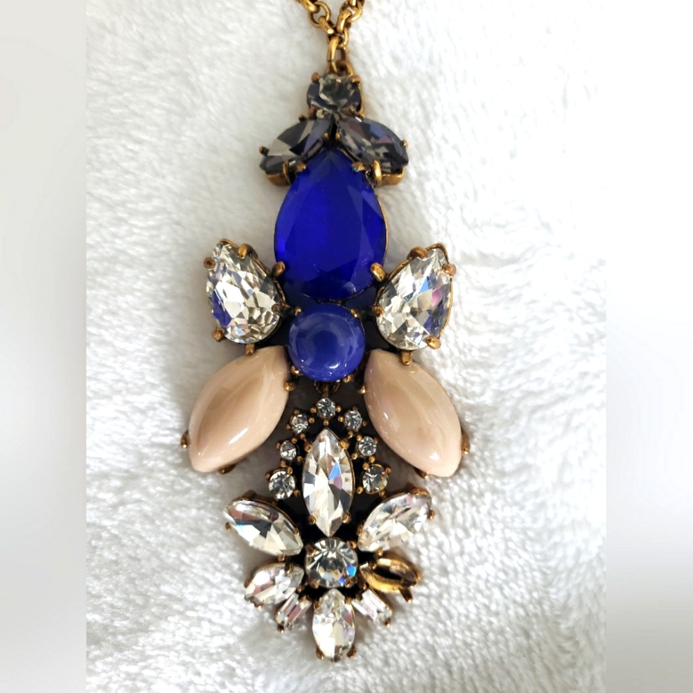 J. Crew Blue statement necklace. *new*
